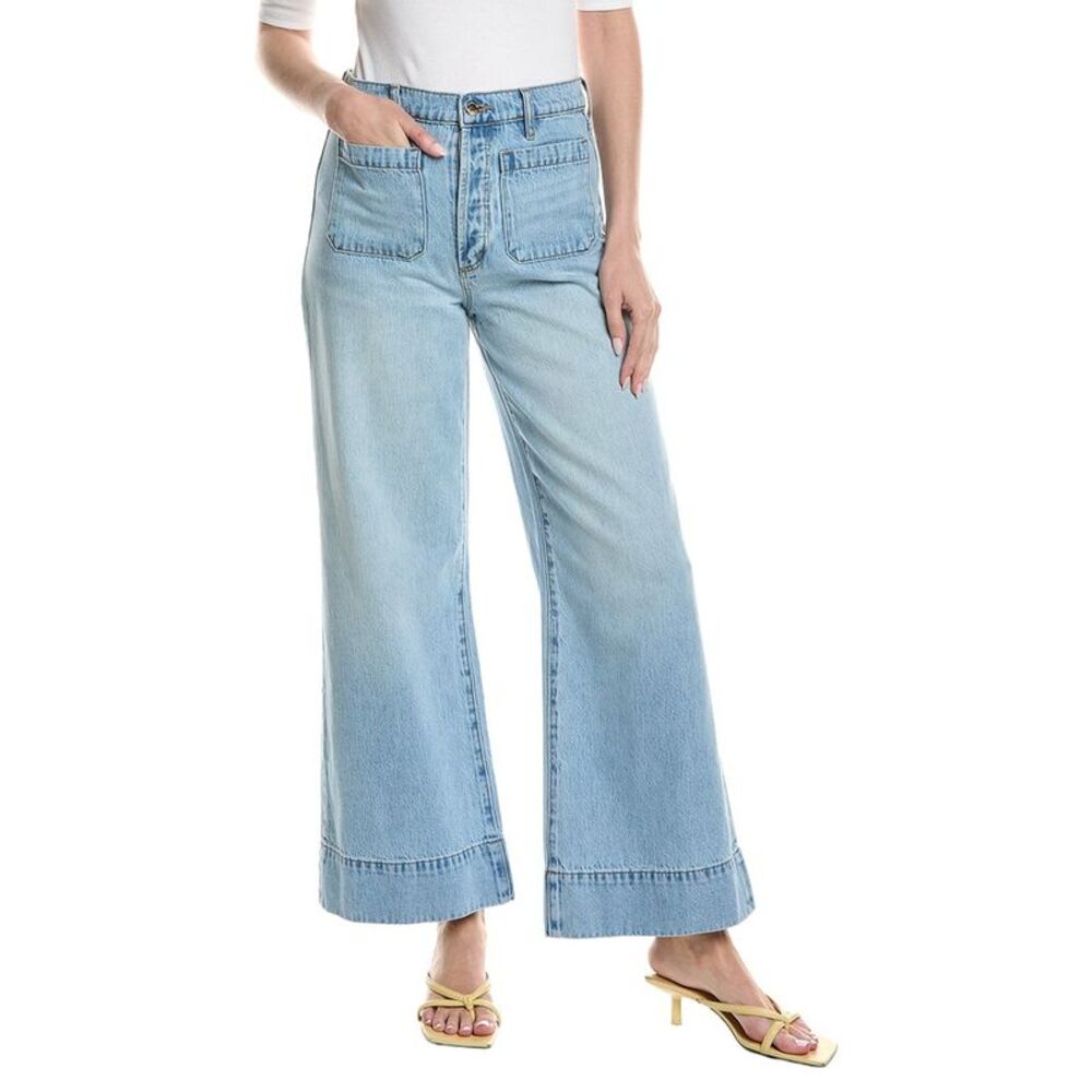 Rolla's Womens Rolla’S Relaxed Sailor Long Breezy Blue Relaxed Sailor Long Jean,